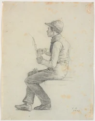 Paysan avec pipe