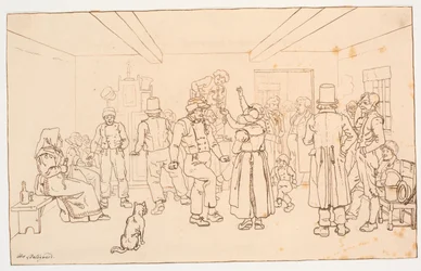 Danse dans la maison paysanne