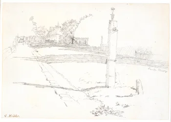 La rue avec la fontaine