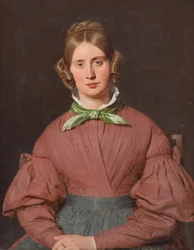 Portrait de Susanne Cecilie Købke, née Købke, l