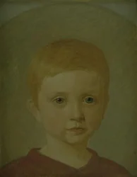 Portrait du fils infantile de l