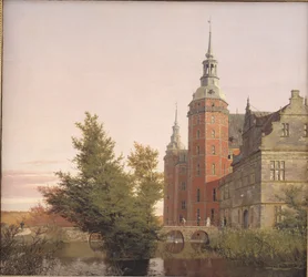 Château de Frederiksborg vu du nord-ouest