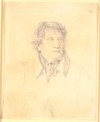 Portrait du père, maître boulanger P.B. Købke