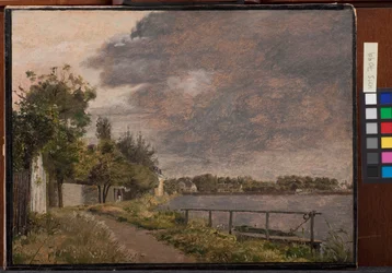 Vue de Dosseringen près de la banlieue Østerbro à l