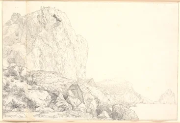 Vue de la côte près de Marina Piccola à Capri