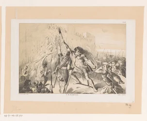 Claudius Civilis attaque le camp romain de Vetera