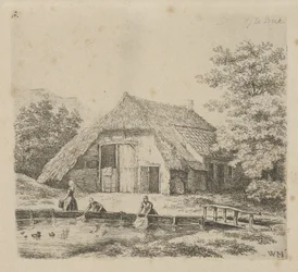 Trois femmes font la lessive à Beek