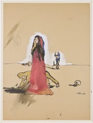 Scène avec personnages
