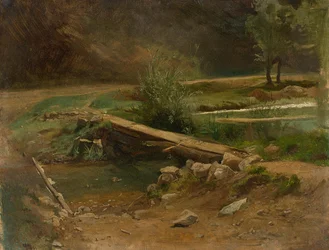 Pont sur un ruisseau