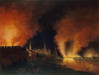 Incendie de Moscou le 15 septembre 1812 Les Français à Moscou, 1812-1817