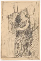 Femme au piano