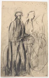 Jeune couple avec vélos