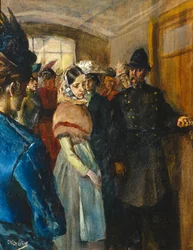 Albertine dans la salle d