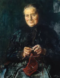 Femme au tricot (peinture)