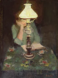 Oda avec lampe