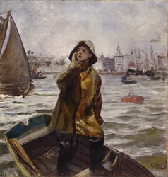 Garçon pilote, baie de Bergen