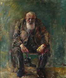 Autoportrait avec des bottes, vers 1920 (peinture)