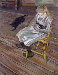 La fille aux chats