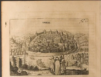 Tver Illustration de Voyages au Grand-Duc de Moscovie et au Roi de Perse par Adam Olearius