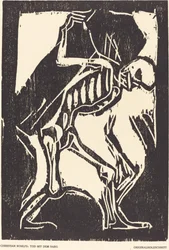 La Mort avec un Cercueil, vers 1917