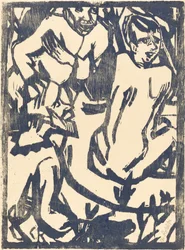 Suzanne et les Vieillards, 1916-1917