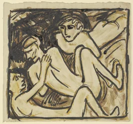 Trois nus allongés
