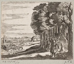 Illustration de Adam Olearius, “Persianischer Rosenthal von einem Sinnreichen Poeten Schich Saadi [...]”, Schleswig 1660