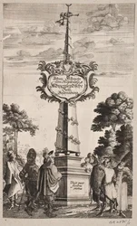 Page de Titre de Johann Albrecht Mandelslo, "Description du Voyage en Orient [...], Schleswig 1668"
