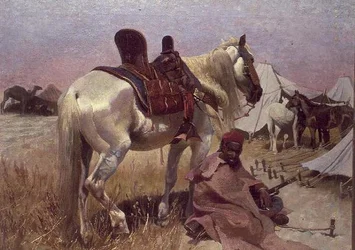 Campement dans le désert