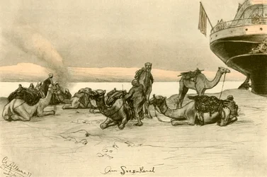 Au canal de Suez, 1898