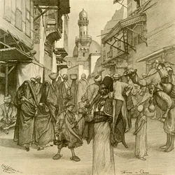Rue au Caire, 1898