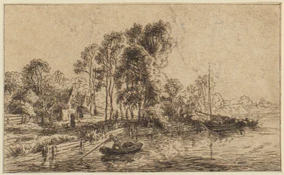 Maisons bâties contre des ruines