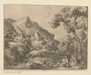 Paysage montagneux arcadien