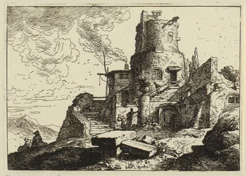 Un ermitage parmi les rochers