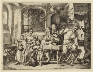 Satyre chez le paysan