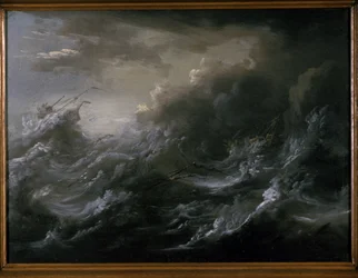 Tempête en mer et naufrage