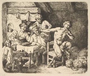 Le Satyre et le Paysan, 1764