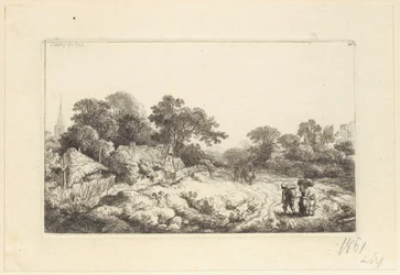 Chemin derrière le village
