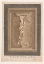 Tombe de Maria Magdalena Langhans dans l