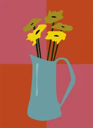 Des fleurs dans un vase