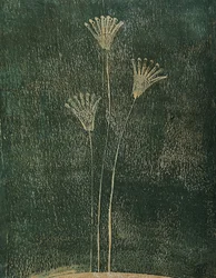 Fleurs vertes