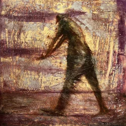 Personnage texturé en train de marcher