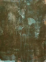 Fleur turquoise