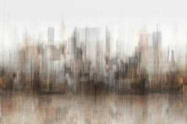 Reflets urbains flous