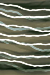 Lignes ondulées aux tons terreux