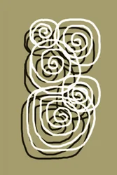 Spirales organiques fluides