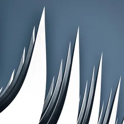 Formes abstraites aux lignes nettes