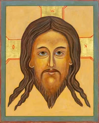 Icône du Mandylion, 2010 (tempera à l