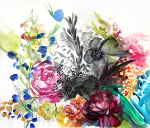 Bouquet floral éclatant