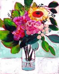 Bouquet floral éclatant